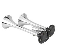 dubbele luchthoorn 12 en 24 volt - toeter - scheepshoorn - claxon - signaalhoorn