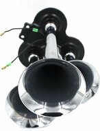 3 tonige luchthoorn 12/24 volt - hoorn - toeter - scheepshoorn - claxon - signaalhoorn