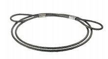 sleepkabel staal inclusief lus 2 ton x 3 meter - sleepkabel - sleepkabel - staalkabel
