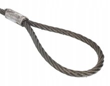 sleepkabel staal inclusief lus 2 ton x 3 meter - sleepkabel - sleepkabel - staalkabel