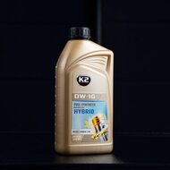 motorolie 0W-16 - synthetische olie 1liter - motor oil - hybride olie - k2
