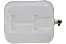 waterkan met 10 liter en metalen tapkraan met uitwendig draad - watercontainer - drinkwater