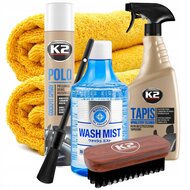 k2 bekledingsreiniger met verstuiver voor auto - caravan - camper - boot en andere oppervlaktes - 770 ml fles be