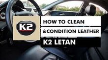 k2 professionele leerreiniging en verzorging - reiniging - leer verzorging - leer bescherming - verzorging - fles 250 ml