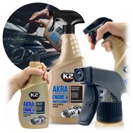 k2 Akra engine cleaner - motorcleaner - automotor reiniger - motorreiniger - reiniger - schoonmakmiddel - motorruim schoonmaker