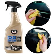 k2 kunstof en linoleum reiniger en hersteller - schoonmaakmiddel voor plastic en kunstoffen - reinigingsmiddel 750 ml - interie