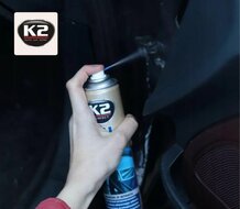 k2 100% professionele siliconenspray - voor rubberen en kunststof auto-onderdelen - smeert - verzorgt - rubber b
