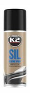 k2 100% professionele siliconenspray - voor rubberen en kunststof auto-onderdelen - smeert - verzorgt - rubber b