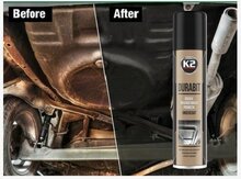 K2 durabit bitumen onderhoud spray - bodembeschermer - wielkastspray - beschermcoating - antiroest - rubberspray - dorpel spray