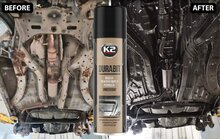 K2 durabit bitumen onderhoud spray - bodembeschermer - wielkastspray - beschermcoating - antiroest - rubberspray - dorpel spray