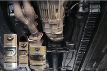 k2 durabit chassisconservering 1 liter blik - onderbodem beschermer bitumen - rubber beschermlaag - coating - wielkastbeschermi