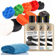 k2 poetspasta Luster q5 - autopoets - polijsen - auto polijs pasta - poetsmiddel - poetsmelk