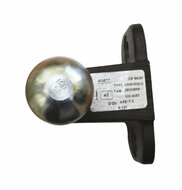 kogelbout recht 3T - koppelkogel met flens 50 mm - trekhaak kogel - trekkogel