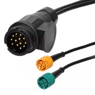 kabel set aspock 4 meter - kabelset 13 polige stekker - verlichtingskabel - aanhanger kabel 