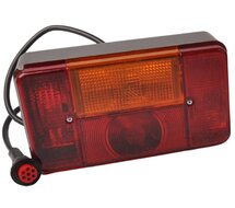 achterlicht radex 5001 links - achterlamp 1.5 meter x 5 pins connector - aanhangerlamp