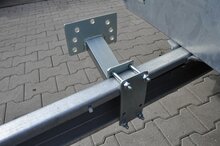 reservewielhouder voor disselmontage - reservewielsteun - reservewielbeugel - wieldrager