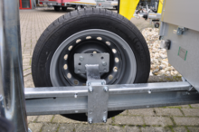 reservewielhouder voor disselmontage - reservewielsteun - reservewielbeugel - wieldrager