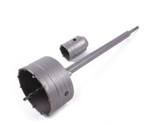 Komboren set verleng, 50 en 110mm, komboor gehard staal