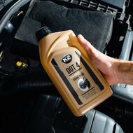 k2 dot4 1 liter remvloeistof - vol synthetische rem vloeistof - hoogwaardige remolie voor zwaar belastbare auto's - dot 4