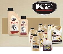 k2 dot4 1 liter remvloeistof - vol synthetische rem vloeistof - hoogwaardige remolie voor zwaar belastbare auto's - dot 4