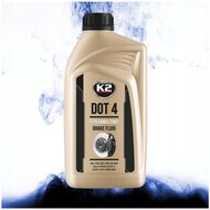 k2 dot4 1 liter remvloeistof - vol synthetische rem vloeistof - hoogwaardige remolie voor zwaar belastbare auto's - dot 4