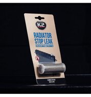 k2 autoradiator stop leak - radiator lek stopper van de auto - gaten dichter doormiddel van poeder 18,5 gram - radiator fixer -