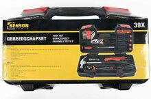 gereedschapsset 39 delig - gereedschapskoffer - handgereedschap set - benson