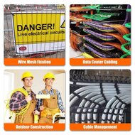 3,6 x 200 mm kabelbinders - bundelbandje - bandjes - snelbinders - electrakabelbinder - plasticbandje - kunstofbandje - cable z