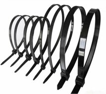 2,5 x 100 mm zwart  tie raps - tiewraps - bundelbandje - kunstofbandjes - plasticbandjes - electrabandjes - bandjes - pvc bandj