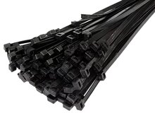 2,5 x 100 mm zwart  tie raps - tiewraps - bundelbandje - kunstofbandjes - plasticbandjes - electrabandjes - bandjes - pvc bandj