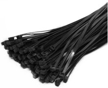 7,6 x250 mm kabelbinder - bundelbandje - trekbandje - kunstofbandje - pvcbandje - pvc tie rap - tie wraps - electrabandje - cab
