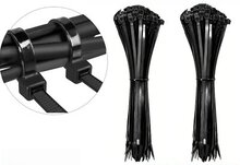 7,6 x250 mm kabelbinder - bundelbandje - trekbandje - kunstofbandje - pvcbandje - pvc tie rap - tie wraps - electrabandje - cab