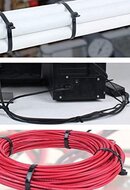 4,8 x 380 mm bundelbandje - bundelbandjes - trekbandje - electrabandje - kunststofbandje - plastic bandje - pvc bandje - tie ra