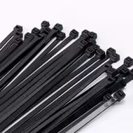 UV Kabelbinders Zwart 2.5 x 200 mm - Tiewraps - Tieraps - bundelbandje - trekbandje - electrabandje - kabel binders