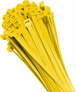 Kabelbinders Geel - 5 x 250 mm - Tiewraps - Tieraps - 50 delig - ASTA - kabelbinder - bundelbandje - tie wraps - tie rap - cabl
