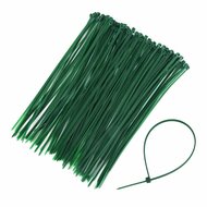 Kabelbinders groen - 3.6 x 200 mm - Tiewraps - Tieraps - 100 delig - Hofftech - cabel zipper - bundelbandje - trekbandje - trek
