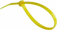5 x 250 mm kabelbinder - trekbandje - bundelbandje - cable zipper yellow 