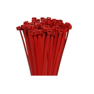 Kabelbinders Rood - 5 x 250 mm - Tiewraps - Tieraps - 50 delig - ASTA - kabelbinder - cable zipper red - rode kabel binders - b