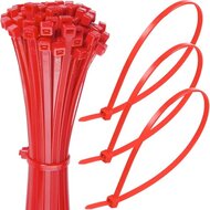 Kabelbinders Rood - 5 x 250 mm - Tiewraps - Tieraps - 50 delig - ASTA - kabelbinder - cable zipper red - rode kabel binders - b