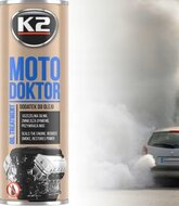 k2 motor doktor 443ml olietoevoeging - mengsmering voor motorolie - verbetering motorcompressie prestatie en afdichtingen - dik