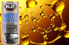 k2 motor doktor 443ml olietoevoeging - mengsmering voor motorolie - verbetering motorcompressie prestatie en afdichtingen - dik