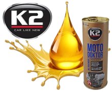 k2 motor doktor 443ml olietoevoeging - mengsmering voor motorolie - verbetering motorcompressie prestatie en afdichtingen - dik