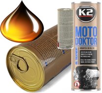 k2 motor doktor 443ml olietoevoeging - mengsmering voor motorolie - verbetering motorcompressie prestatie en afdichtingen - dikke smeer olie