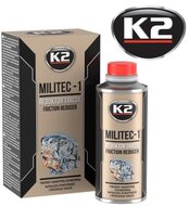 k2 militec 1 synthetisch additef 250ml - dunne duurzame laag op metaal delen - slijtage verminderaar - wrijving verminderling d