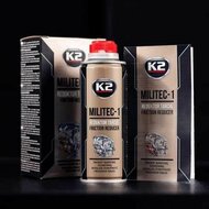 k2 militec 1 synthetisch additef 250ml - dunne duurzame laag op metaal delen - slijtage verminderaar - wrijving verminderling d
