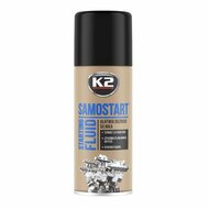 k2 motorstart vloeistof 400ml - startpilot - koude start piloot bij koude temperaturen - alle soorten motoren - beschermt motor