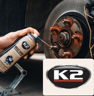 k2 kopervet spuitbus - smeervet - corrosiebestendig vet - bestand tegen extreme temperaturen - hoge druk vet voorkomt vastlopen