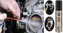 k2 egr preparaat - reinigingsspray voor het egr systeem - uitlaatgas recirculatie schoonmaak spray - turbocompressor en inlaats