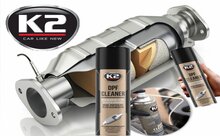 k2 dpf cleaner - diesel filter schoonmaak spuitbus - roetdeeltjes oplosser - dpf filter cleaning additief - reiniging voor dies