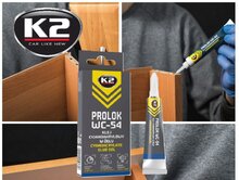 k2 prolok wc54 sneldrogende lijm - sterke lijm - cyanoacrylaatgellijm met hoge hechting en snel drogend.